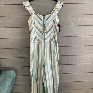 Striped jumpsuit